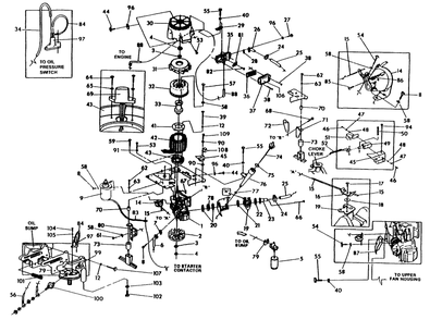 Generator Diagram and Parts List for 0661-3  Generac Generator