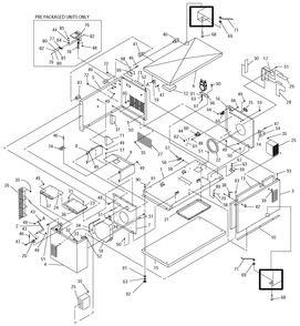 Enclosure 1 Diagram and Parts List for 0050950 (0405V00490 - 3305V03396)(2005) Generac Generator