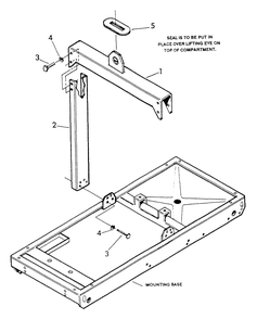 Center Lift Diagram and Parts List for 9134-6  Generac Generator