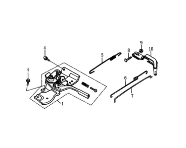 Control Diagram and Parts List for 005993-0  Generac Pressure Washer