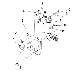 Part Location Diagram of 90362 Generac 0-300 Volts Voltmeter