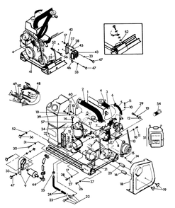 Part Location Diagram of 70924 Generac Belt Guard Standoff