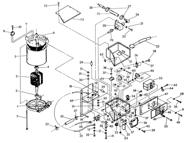 Part Location Diagram of 82609 Generac Panel Housing