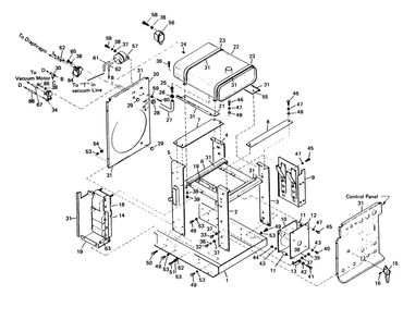 Part Location Diagram of 52220 Generac Line, Fuel Output