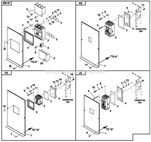 Ev Conbox C5 Nexus (2) Diagram and Parts List for HT13068JNAC (7642346)(2012) Generac Generator