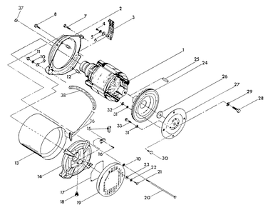 Generator 2 Diagram and Parts List for 9112-6  Generac Generator