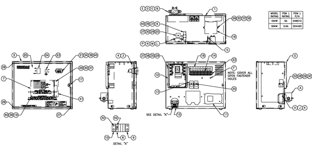 R-200c 3600 Rpm 2.4l Diagram and Parts List for QT04524ANSY (5649706 - 5876247)(2010) Generac Generator