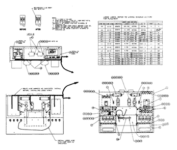 Control Panel (Part 1) Diagram and Parts List for 4061-0  Generac Generator