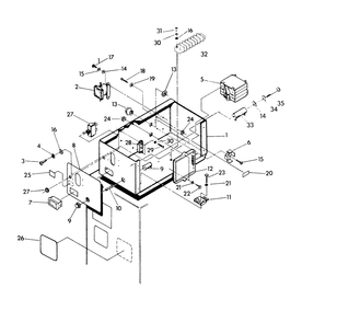 Control Panel Diagram and Parts List for 9428-1  Generac Generator