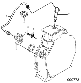 Fuel Injection Parts Diagram and Parts List for 0068640 (9865295 - 9878373)(2015) Generac Generator