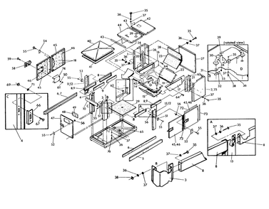 Compartment Diagram and Parts List for 9134-7  Generac Generator