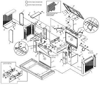 Compartment Diagram and Parts List for 0049175 (4163305 - 4269489)(2007) Generac Generator