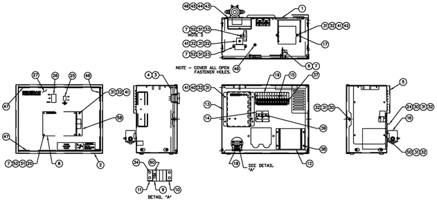 2a Battery Charger Diagram and Parts List for QT03030ANSN (4112922 - 4204166)(2005) Generac Generator