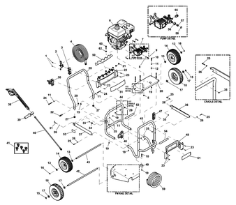 Part Location Diagram of 0J5156A Generac Bracket-Side With 0 Cutout