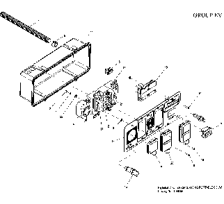 Control panel Diagram and Parts List for 005800-0  Generac Generator