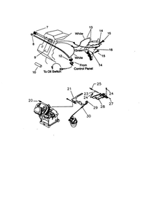 Low Oil Shutdown And Governor 1 Diagram and Parts List for EHF00935  Generac Engine