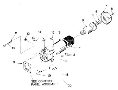 Generator 1 Diagram and Parts List for 9307-0  Generac Generator