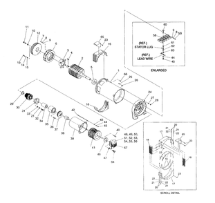 Generator Assembly Diagram and Parts List for 4064-0  Generac Generator