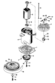 Alternator Diagram and Parts List for 6159-1  Generac Generator