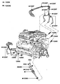 4.2l Gas Engine Ignition Diagram and Parts List for ET04842ANAN (5614613 - 5760317)(2010) Generac Generator
