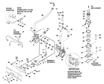 Fuel Natural Gas G3 6.8l 100kw Emissions Diagram and Parts List for ET15068AVAY (5955880)(2010) Generac Generator