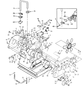 Part Location Diagram of 84247 Generac Governor Alternator Pulley