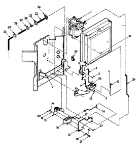 Gasoline Carburetor Diagram and Parts List for 9010-0  Generac Generator