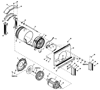 Ev Altcomprt Direct B-Can Diagram and Parts List for QT02524GNANA (7056379)(2012) Generac Generator