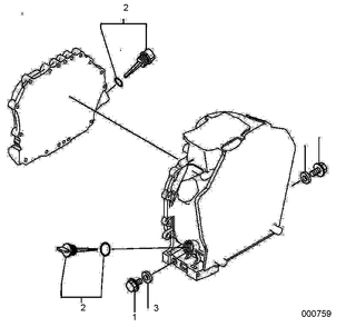 Drain Plug Diagram and Parts List for 0068640 (9865295 - 9878373)(2015) Generac Generator