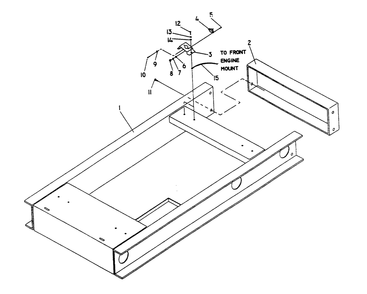 Mounting Base Diagram and Parts List for 0591-1  Generac Generator
