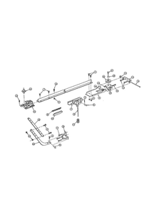 Ac Chaindrive Pro Rail Diagram and Parts List for PMX 500-IB  Genie Garage Door Opener