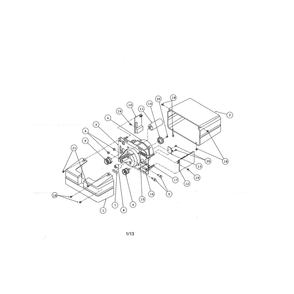Head Diagram and Parts List for 3560  Genie Garage Door Opener