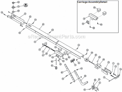 Pro_Chai_And_Belt_Channel Diagram and Parts List for 1200IC  Genie Garage Door Opener