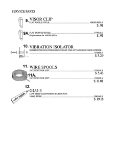Part Location Diagram of 108389.0001.S Genie Clip,transmitter
