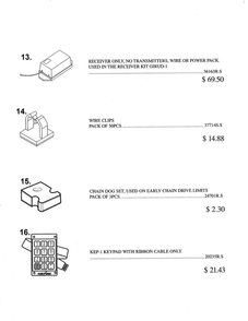 Service Parts 4 Diagram and Parts List for INTELLIG 1200  Genie Garage Door Opener