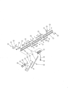 Rail 2 Diagram and Parts List for 1020L  Genie Garage Door Opener