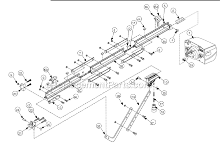 Part Location Diagram of 19806A04.S Genie Collar (retail)