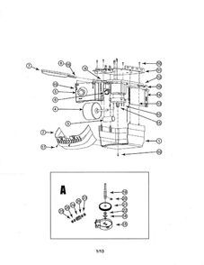 Head Diagram and Parts List for 1020L  Genie Garage Door Opener