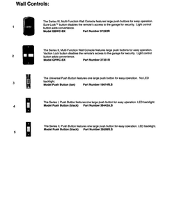 Accessories 3 Diagram and Parts List for 4042  Genie Garage Door Opener
