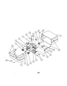 Lens/Cover/Front Plate Diagram and Parts List for 36280S  Genie Garage Door Opener