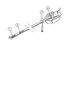 Rail/Chain/Belt Diagram and Parts List for RELIAG 800  Genie Garage Door Opener