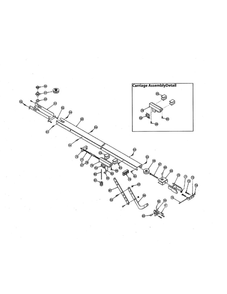 Dc Belt Drive Pro Chain/Belt Channel Diagram and Parts List for STEALTH 1200  Genie Garage Door Opener