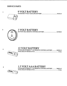 Accessories 5 Diagram and Parts List for 4042  Genie Garage Door Opener