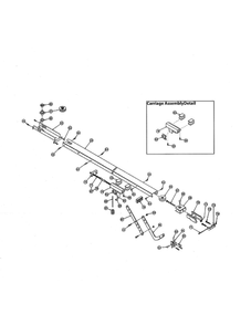 Rail Diagram and Parts List for PMX1200  Genie Garage Door Opener