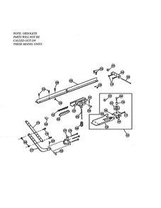 Part Location Diagram of 20456R Genie Garage door opener chain idler pulley
