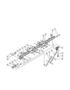 Rails/Door Arms/Carriage Diagram and Parts List for 36280S  Genie Garage Door Opener