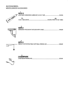 Part Location Diagram of 35218A Genie 3/4oz lube