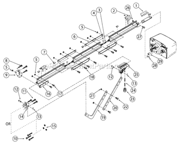 Part Location Diagram of 19807A04.S Genie Retaining Clip (retail)