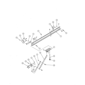 Rail - Pcg400-Pcg600 Diagram and Parts List for PCG650L  Genie Garage Door Opener