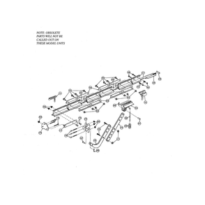 Rail - G/Gx/Gxl Series Diagram and Parts List for CM8500S  Genie Garage Door Opener